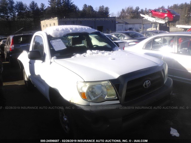 5TENX22N97Z366328 - 2007 TOYOTA TACOMA WHITE photo 1