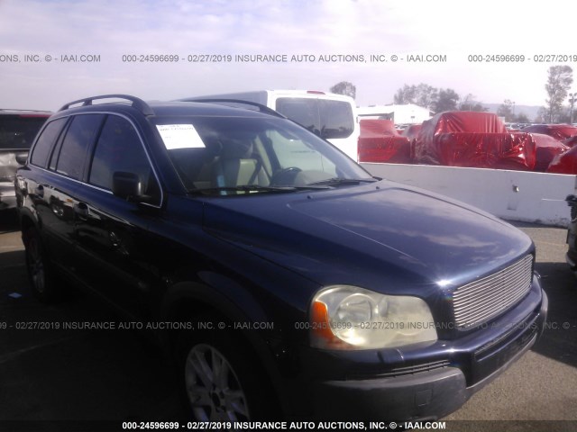 YV1CZ91H141080480 - 2004 VOLVO XC90 T6 BLUE photo 1