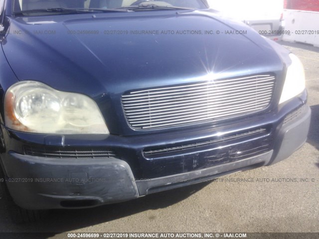 YV1CZ91H141080480 - 2004 VOLVO XC90 T6 BLUE photo 6