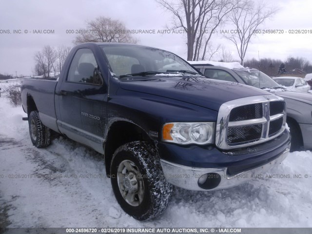 3D7KU26D53G823080 - 2003 DODGE RAM 2500 ST BLUE photo 1