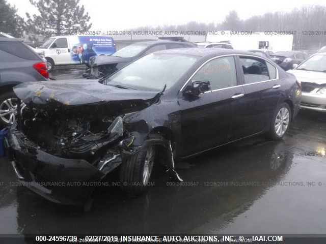 1HGCR2F8XFA163111 - 2015 HONDA ACCORD EXL BLACK photo 2