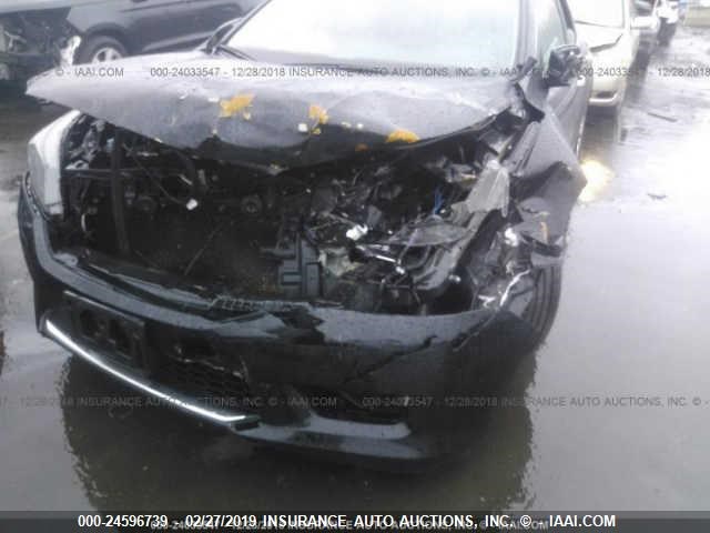 1HGCR2F8XFA163111 - 2015 HONDA ACCORD EXL BLACK photo 6