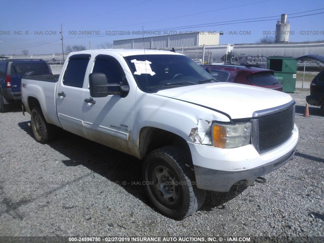 1GTHK23688F170480 - 2008 GMC SIERRA K2500 HEAVY DUTY WHITE photo 1