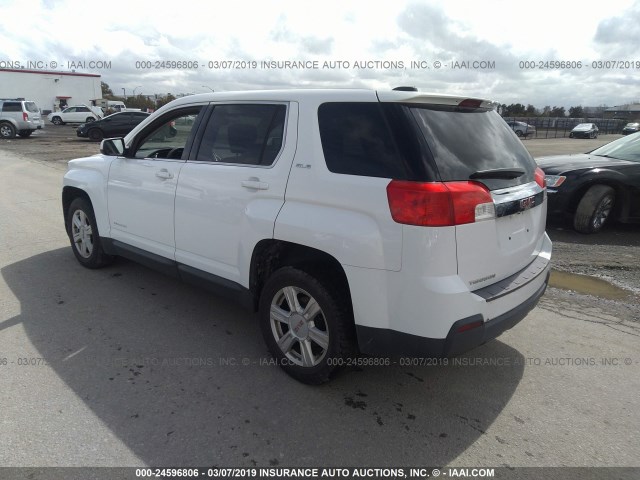 2GKALMEK2F6332099 - 2015 GMC TERRAIN WHITE photo 3