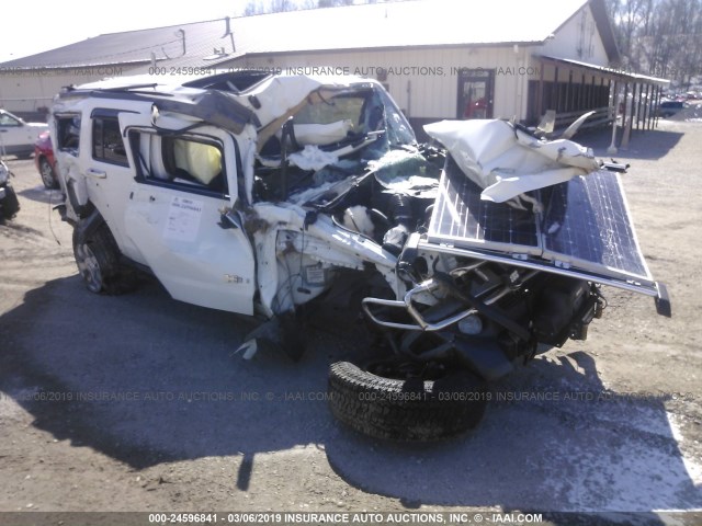 5GTDN136568181964 - 2006 HUMMER H3 WHITE photo 1