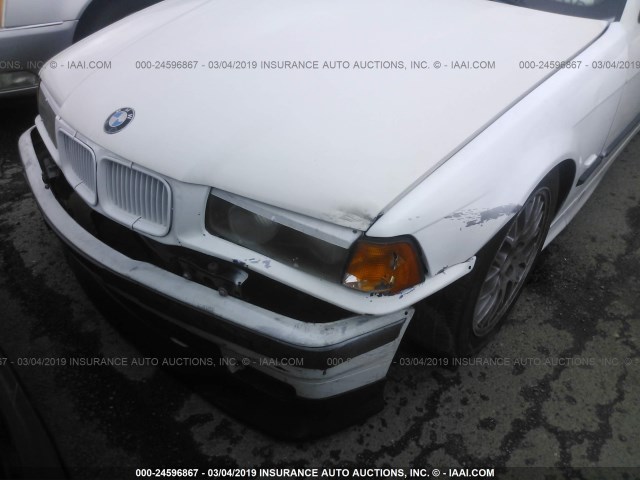 WBACB431XPFL05559 - 1993 BMW 325 I AUTOMATIC WHITE photo 6