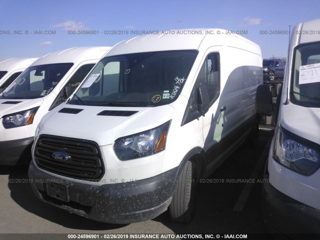 1FTYR2CM1JKA72124 - 2018 FORD TRANSIT T-250 WHITE photo 2