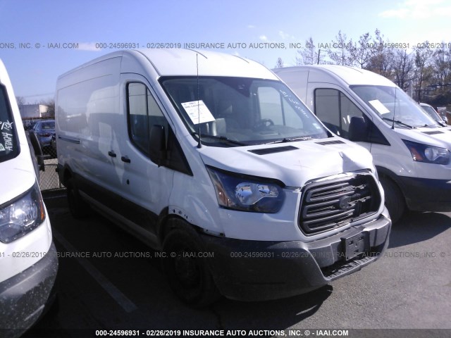 1FTYR2CM4JKA85630 - 2018 FORD TRANSIT WHITE photo 1