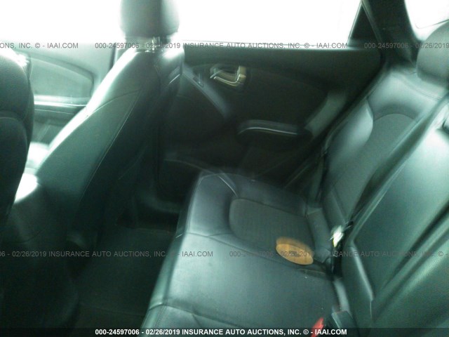 KM8JU3AC3CU322112 - 2012 HYUNDAI TUCSON GLS/LIMITED შავი ფოტო 8