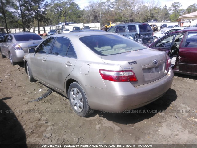4T1BE46KX7U695497 - 2007 TOYOTA CAMRY NEW GENERAT CE/LE/XLE/SE GOLD photo 3
