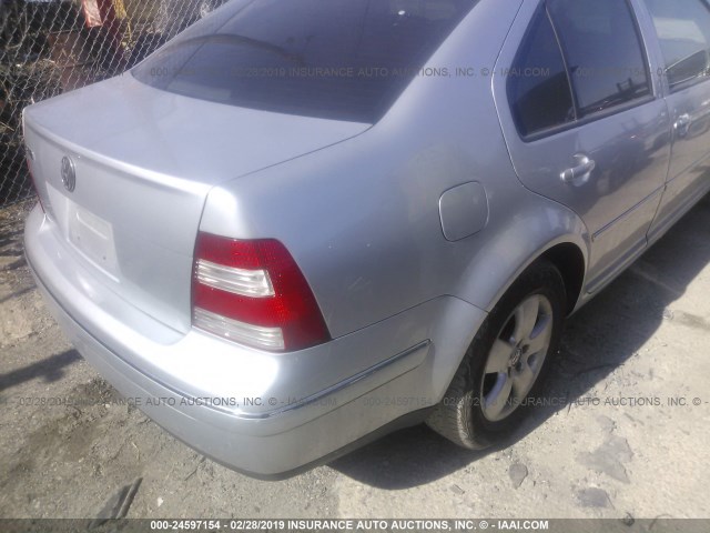 3VWSK69M25M059922 - 2005 VOLKSWAGEN JETTA GLS SILVER photo 4