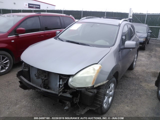 JN8AS58V68W403506 - 2008 NISSAN ROGUE GRAY photo 2