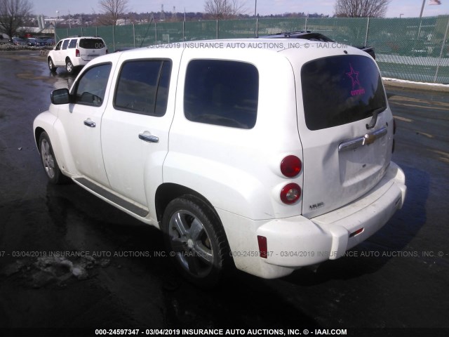 3GNCA53V49S508113 - 2009 CHEVROLET HHR LT WHITE photo 3