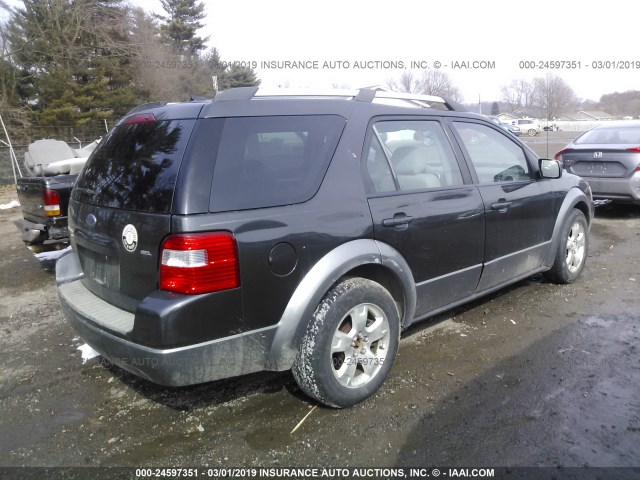 1FMZK05117GA02629 - 2007 FORD FREESTYLE SEL BLACK photo 4