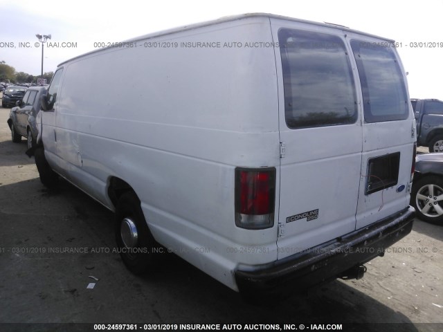 1FTFS2421VHB63244 - 1997 FORD ECONOLINE E250 SUPER DUTY WHITE photo 3