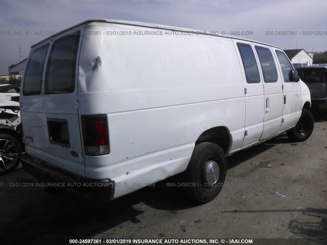 1FTFS2421VHB63244 - 1997 FORD ECONOLINE E250 SUPER DUTY WHITE photo 4