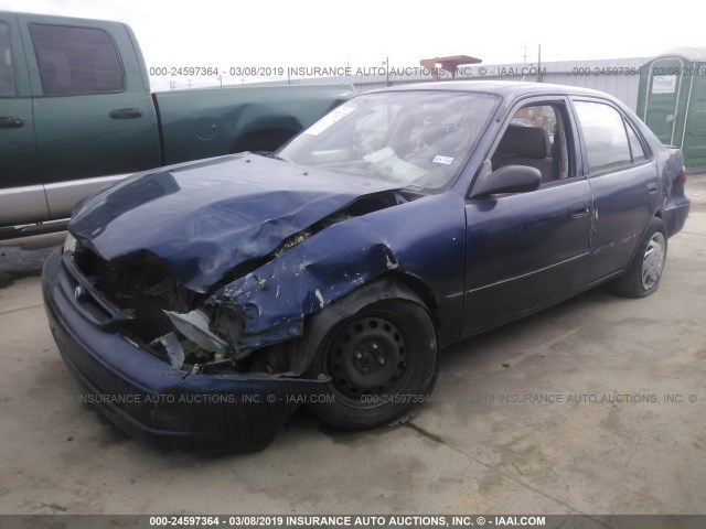 1NXBR12E7WZ137351 - 1998 TOYOTA COROLLA VE/CE/LE BLUE photo 2