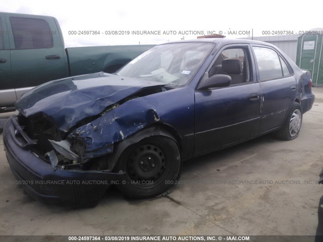 1NXBR12E7WZ137351 - 1998 TOYOTA COROLLA VE/CE/LE BLUE photo 6
