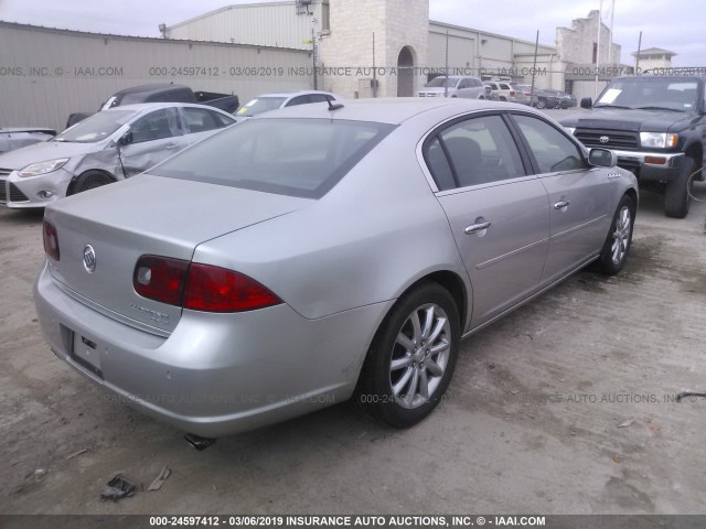 1G4HE57YX6U223298 - 2006 BUICK LUCERNE CXS SILVER photo 4