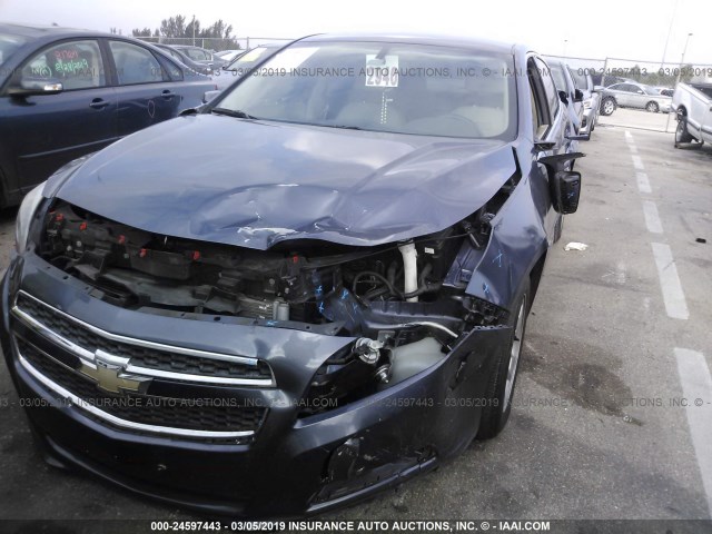 1G11C5SA4DF253946 - 2013 CHEVROLET MALIBU 1LT GRAY photo 6