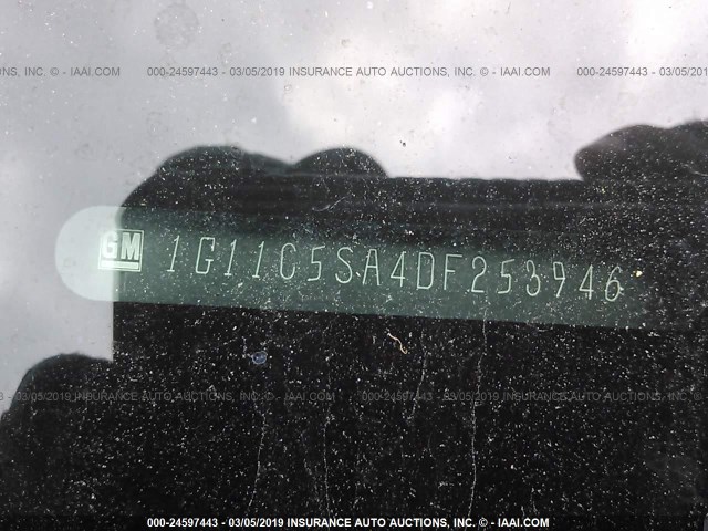 1G11C5SA4DF253946 - 2013 CHEVROLET MALIBU 1LT GRAY photo 9