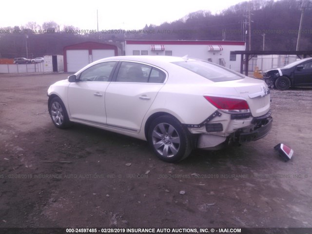 1G4GH5E33DF143434 - 2013 BUICK LACROSSE PREMIUM WHITE photo 3