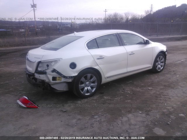 1G4GH5E33DF143434 - 2013 BUICK LACROSSE PREMIUM WHITE photo 4