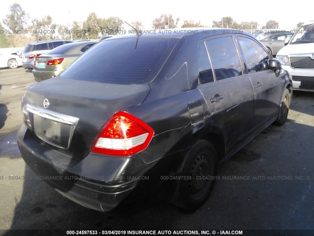 3N1BC1AP6BL381248 - 2011 NISSAN VERSA S/SL BLACK photo 4