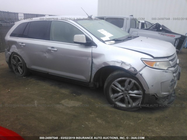 2FMDK3KCXBBA78416 - 2011 FORD EDGE LIMITED SILVER photo 6
