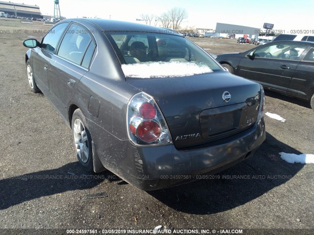 1N4AL11D86N343532 - 2006 NISSAN ALTIMA S/SL GRAY photo 3