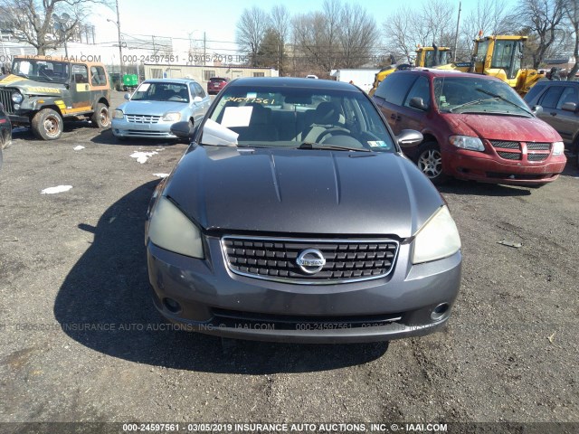 1N4AL11D86N343532 - 2006 NISSAN ALTIMA S/SL GRAY photo 6