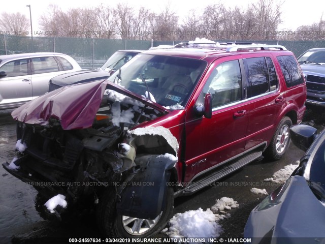 5LMEU88H83ZJ46349 - 2003 LINCOLN AVIATOR 红色 照片 2