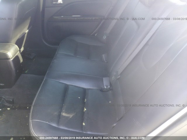 3FAHP0CG7CR127085 - 2012 FORD FUSION SEL GRAY photo 8