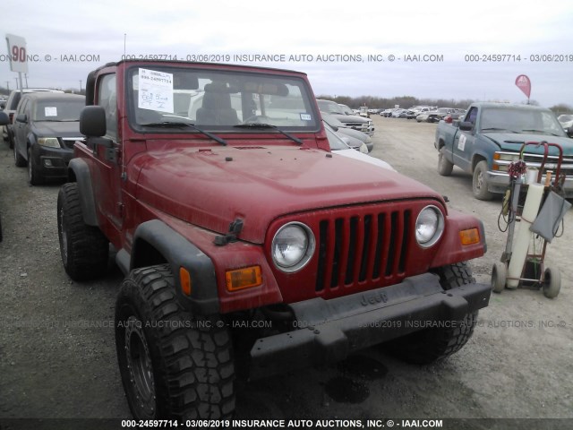 1J4FA29153P325232 - 2003 JEEP WRANGLER / TJ SE RED photo 1