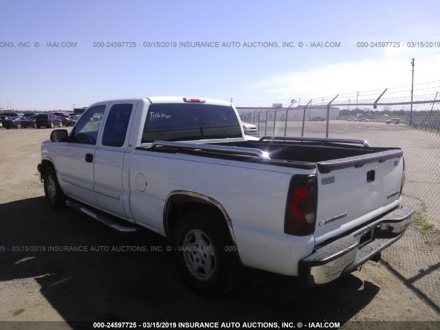 2GCEC19T141115863 - 2004 CHEVROLET SILVERADO C1500 WHITE photo 3