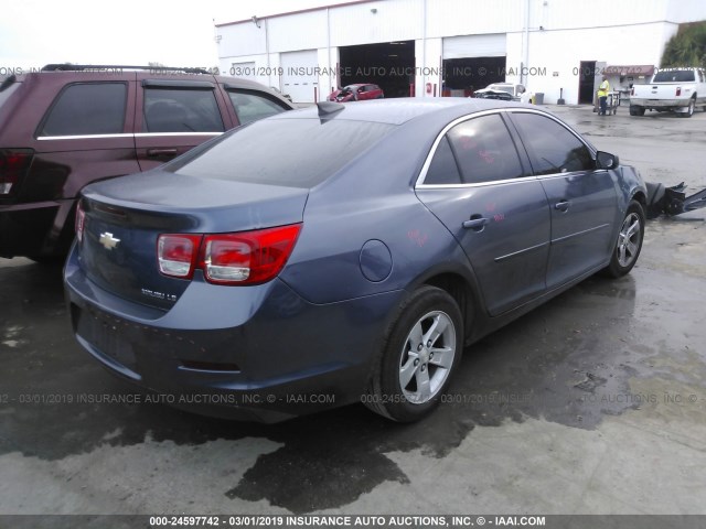 1G11B5SL8FF320684 - 2015 CHEVROLET MALIBU LS BLUE photo 4