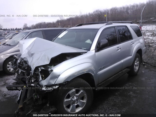 JTEBU14R860089476 - 2006 TOYOTA 4RUNNER SR5/SPORT SILVER photo 2