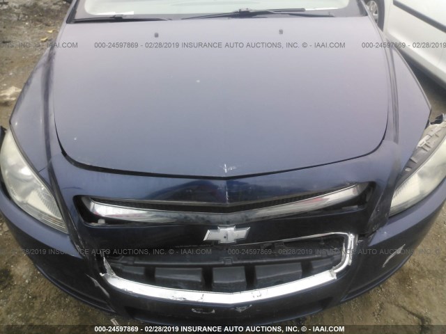 1G1ZA5E04AF158648 - 2010 CHEVROLET MALIBU LS Dark Blue photo 6