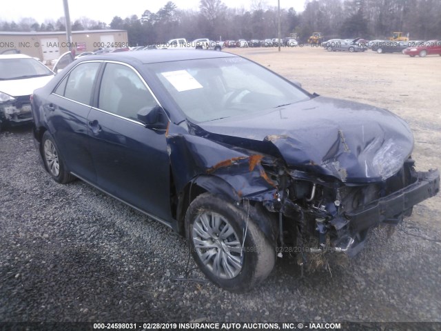 4T1BF1FK0EU788926 - 2014 TOYOTA CAMRY L/SE/LE/XLE 蓝色 照片 1