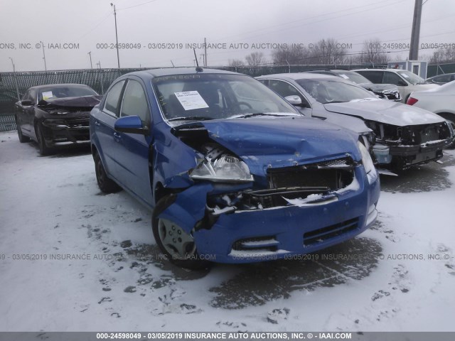 KL1TD5DE8AB124177 - 2010 CHEVROLET AVEO LS/LT Mavi foto 1