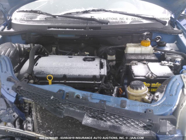 KL1TD5DE8AB124177 - 2010 CHEVROLET AVEO LS/LT Mavi foto 10