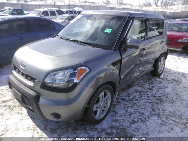 KNDJT2A26B7225041 - 2011 KIA SOUL +/!/SPORT GRAY photo 2