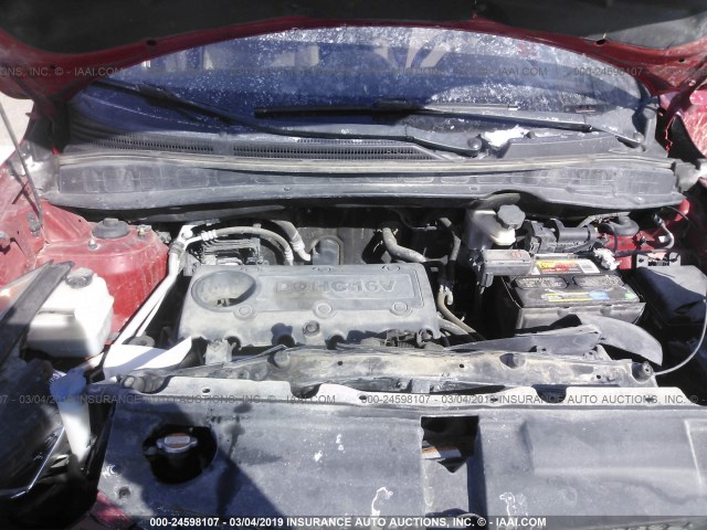 KM8JU3AC6BU213254 - 2011 HYUNDAI TUCSON GLS/LIMITED 红色 照片 10