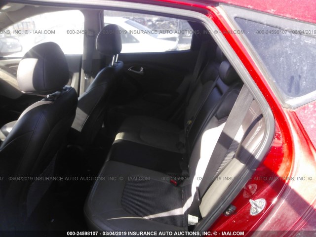 KM8JU3AC6BU213254 - 2011 HYUNDAI TUCSON GLS/LIMITED 红色 照片 8