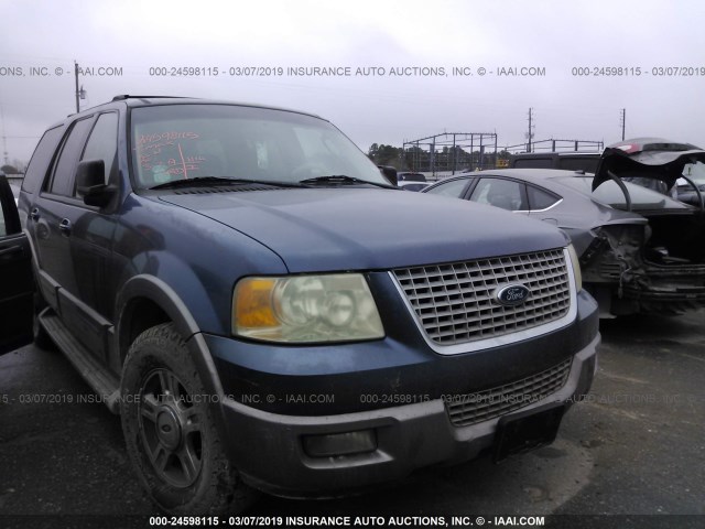 1FMFU17L83LC56907 - 2003 FORD EXPEDITION EDDIE BAUER BLUE photo 1