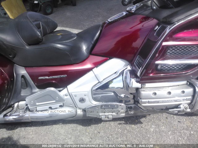 1HFSC47415A411849 - 2005 HONDA GL1800 A MAROON photo 8