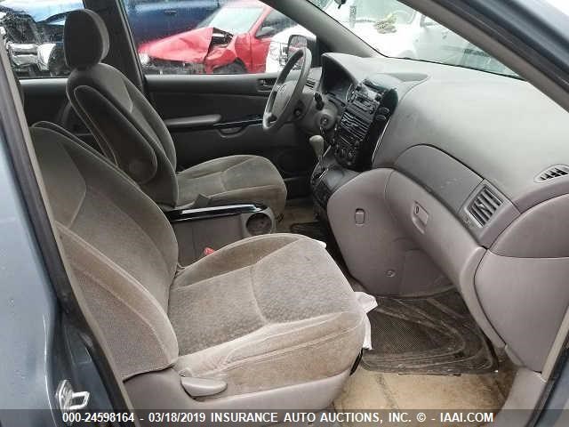 5TDZA23C05S242250 - 2005 TOYOTA SIENNA CE/LE BLUE photo 5