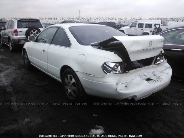 19UYA42561A022257 - 2001 ACURA 3.2CL WHITE photo 3