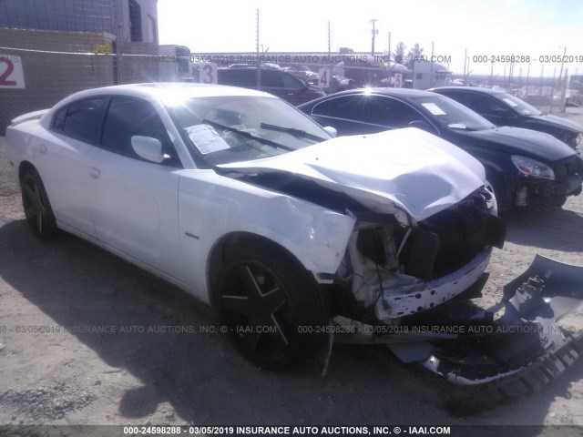 2C3CDXDT4CH188041 - 2012 DODGE CHARGER R/T WHITE photo 1