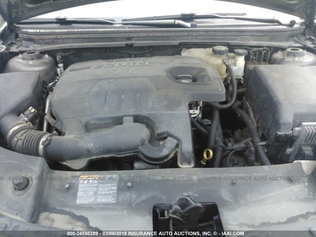 1G1ZC5EU7BF366425 - 2011 CHEVROLET MALIBU 1LT 勃艮第红 照片 10